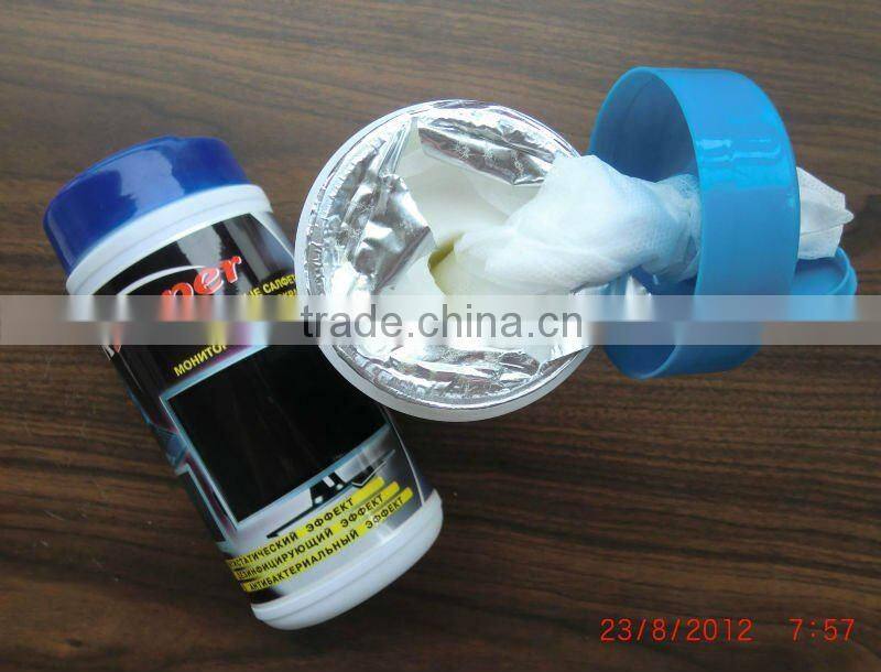computer screen lens cleaner, wet wipe, household tissue, CE certification