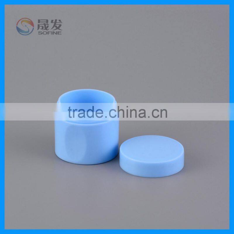 Plastic screw cap small cosmetic jar