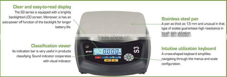 2016 Hot Sales 30KG Digital Kitchen Scale