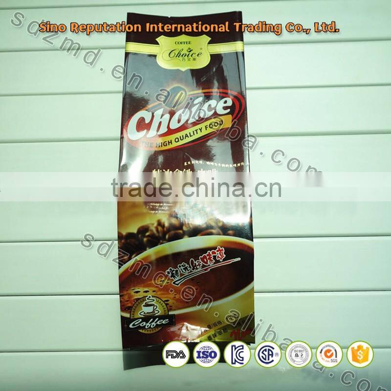 Custom printed plastic bag for coffee on hot sale