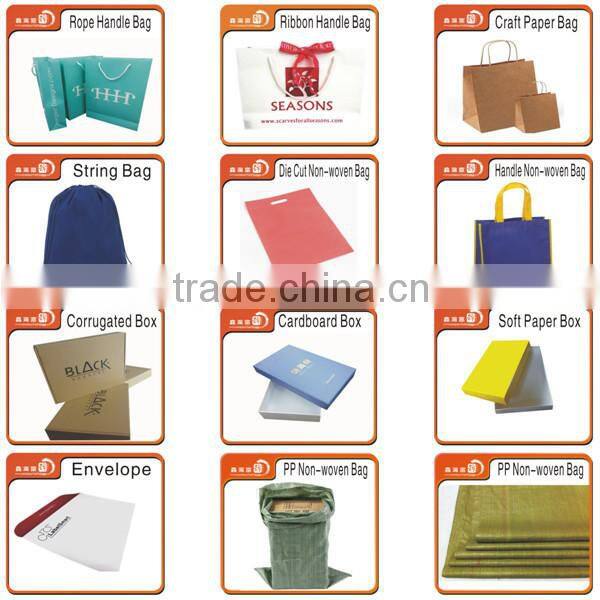 2016 XHFJ popular garment shopping paper bag design in craft paper