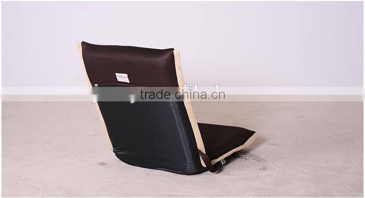 floor cushion chair with 5 positions adjustable backrest