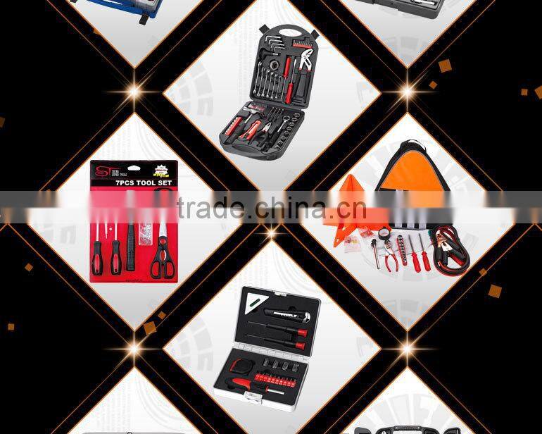 17PCS tools sets 4.5'' diagonal plier 1/4'' Dr.sockets bits 1/4''*3'' extention bar
