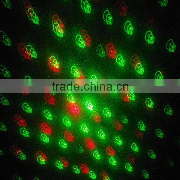 Red green mini gobo laser light sound/auto control, more than 20 different patterns