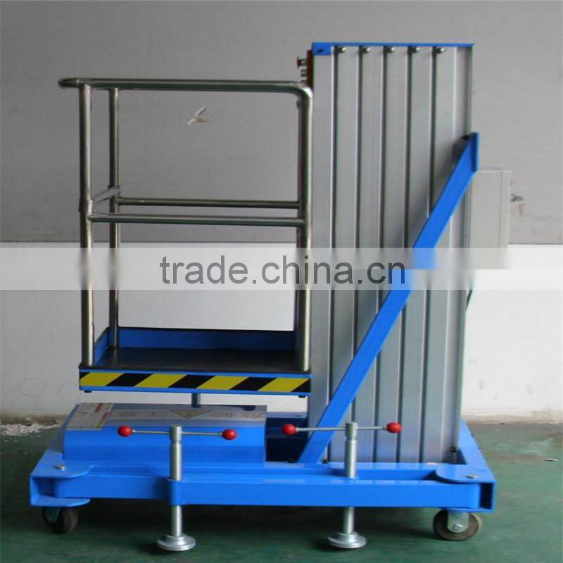 Single mast & double mast telescopic aluminum alloy lift table / Diesel foldable man lift aluminum ladders