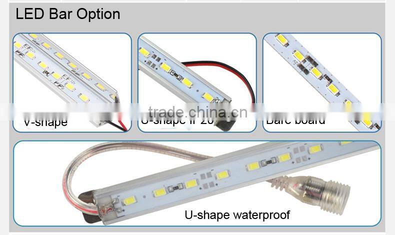 universal wholesale Aluminum SMD 5050 60leds /m waterproof ultribright rigid led strip light bar with CE&ROHS