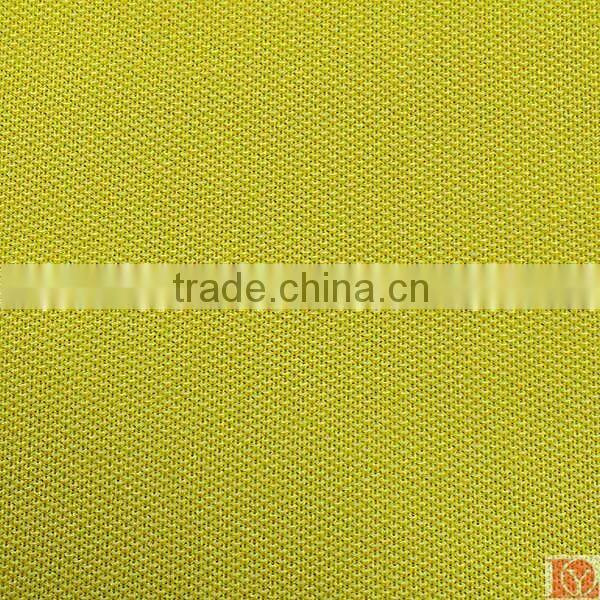 100% poly fabric in 2 tone pique with permanent wicking yarn antibacterial fabric finish