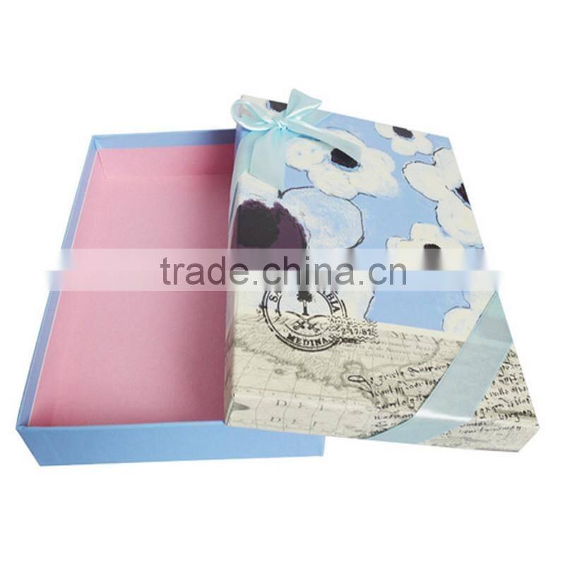 Pink color for the cardboard paper gift box with best price