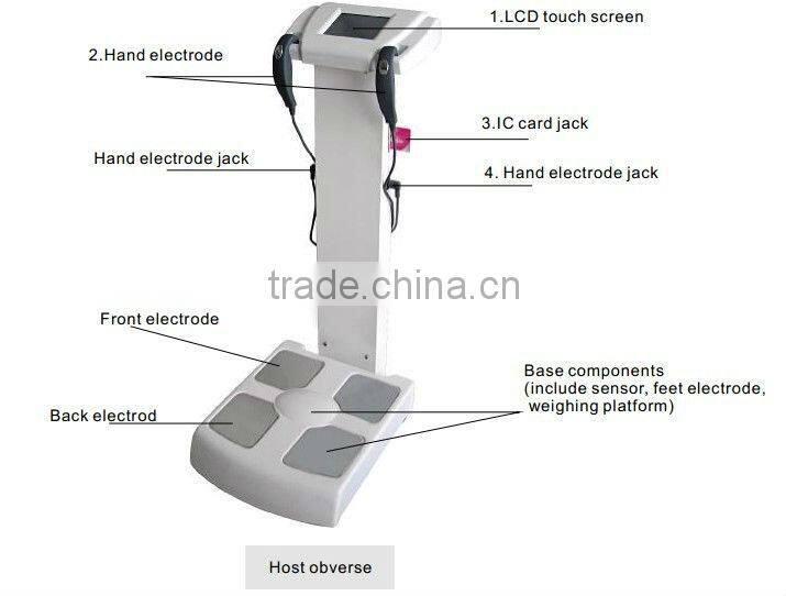 Portable human body composition analyzer for sale TM-GS6.5