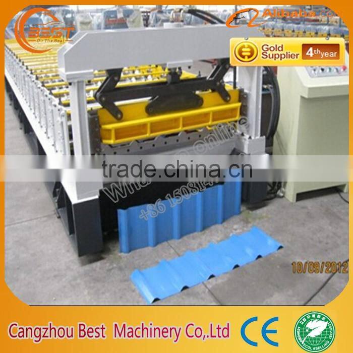 Equipments Producing Sheet Roll Forming Building Machine