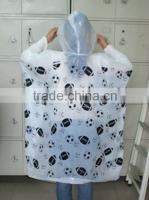 pe disaposable canada rain poncho