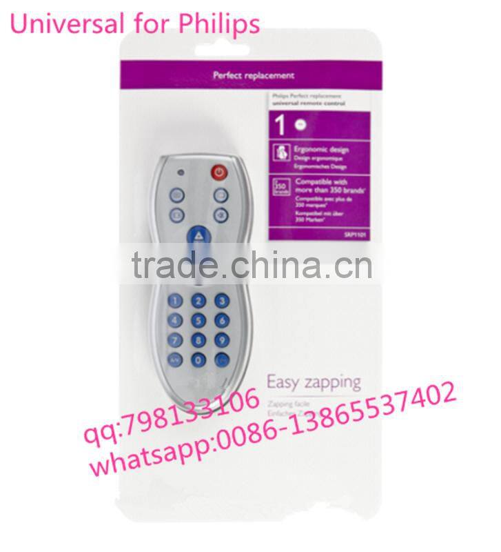 High Quality Silvery SRP1101/10 Universal Remote Control for Philips Perfect Replacement Easy Zapping