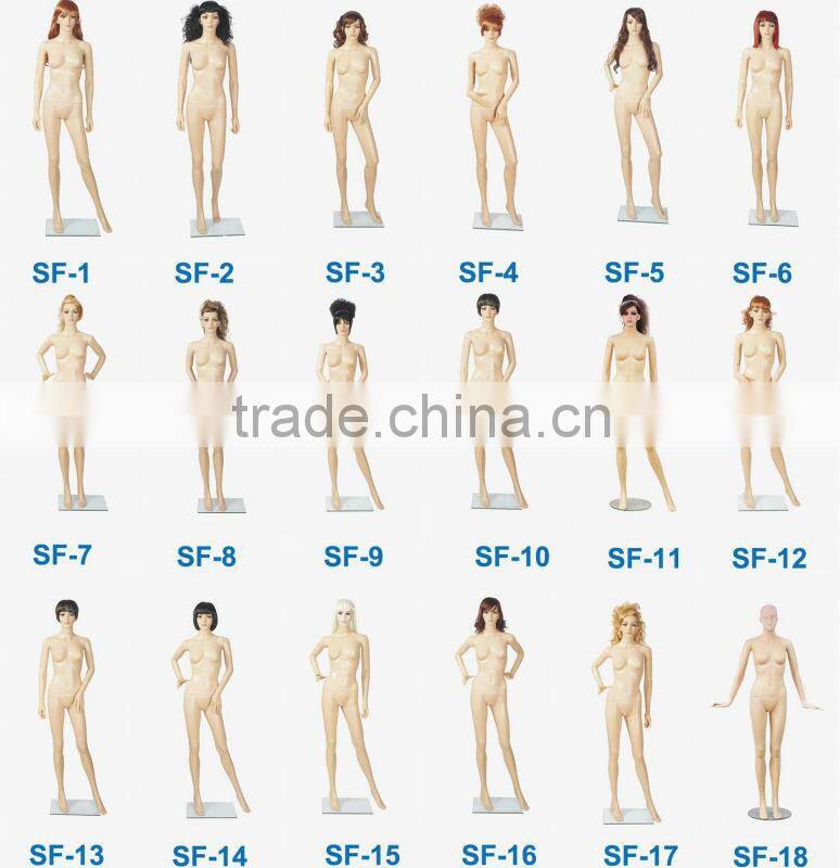 Fashion Plastic women Dress Form for Window Display