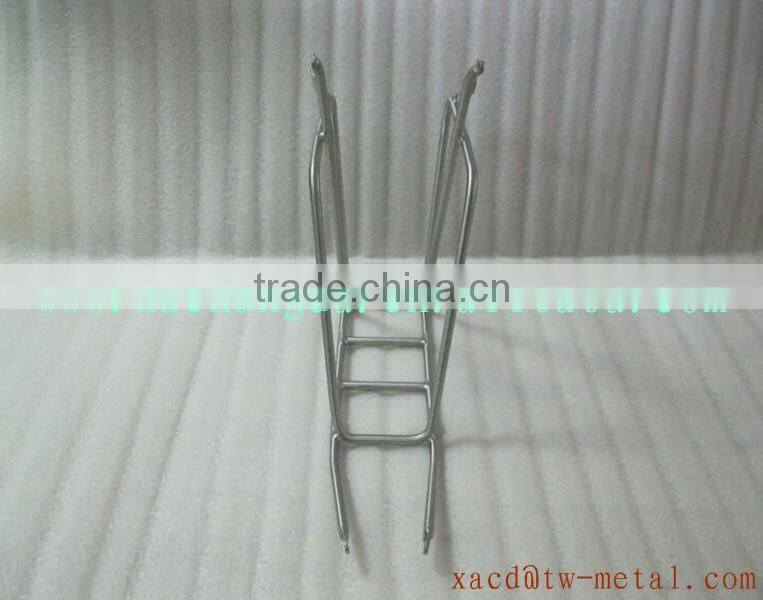 Customized luggage bike rack titanium bicycle rear rack capacity 25kg XACD bicycle rear rack baggage