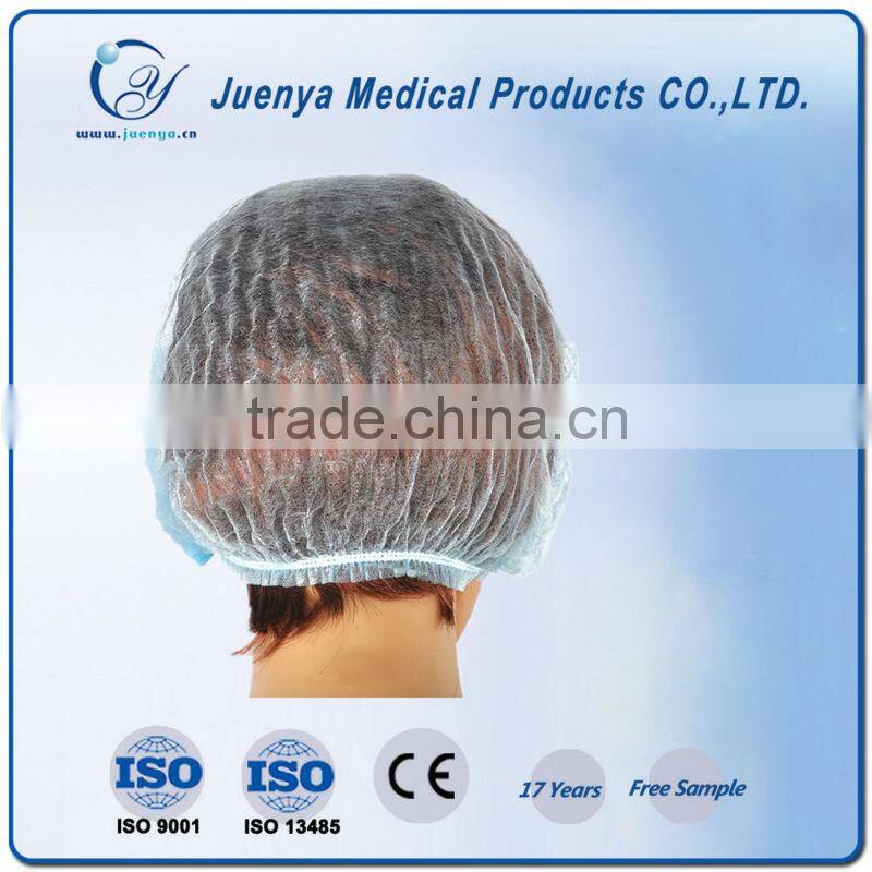 Wholesaler Disposable Nonwoven mob cap / clip cap