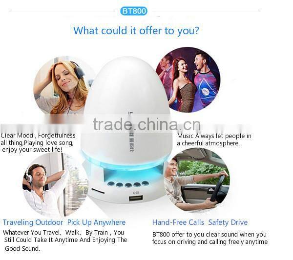 Built-In Rechargeable And Hand Freee Call FM Portable Wireless Speaker