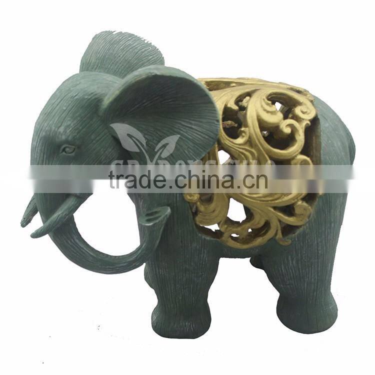 rohs led lights elephant Figurine light , new brand name led light, Resin material led light product