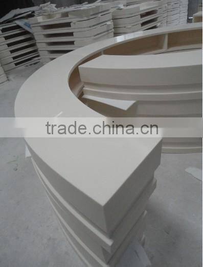 artificial marble Office Reception Counter Desk,Acrylic counter desk