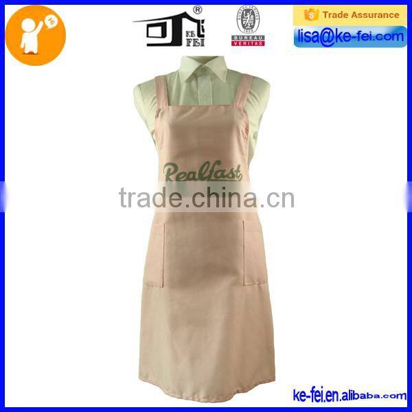 apron with front pocket daily chef cross back women's apron