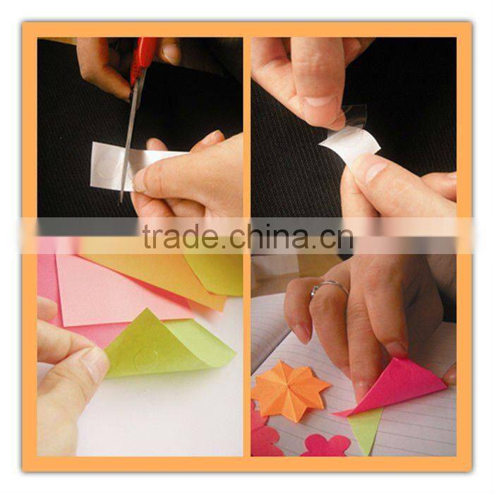 double sided permanent tape/hot melt glue /round adhesive dots