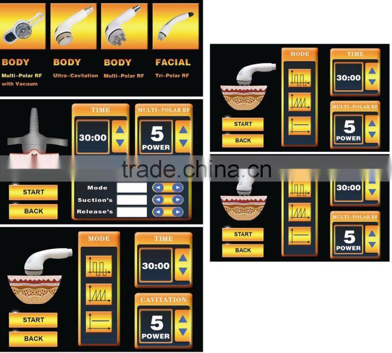 RF Cavitation Slimming and Exfoliators machines with ce