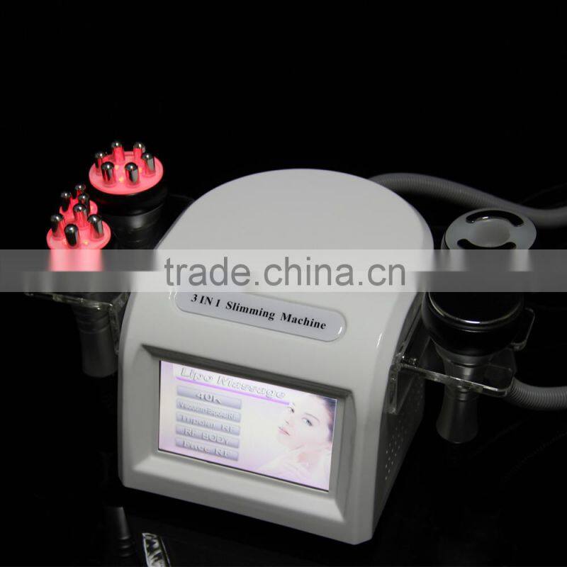3 IN 1 Cavitation Vacuum RF slimming beauty machine with CE Standard