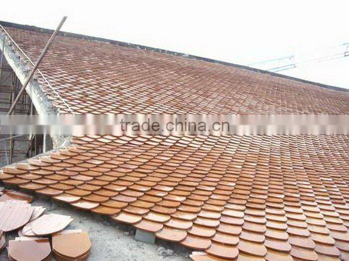Wise choice for top quality and competitive price of building material glazed fish scale roof tiles