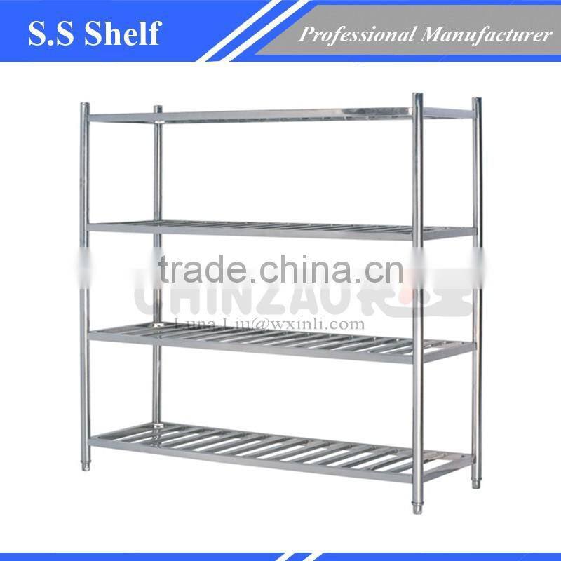Restaurant And Hotel Storage Food Commercial Kitchen Stainless Steel Shelf CHZ-S06