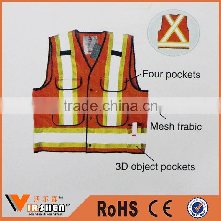 Traffic security police reflective safety vest