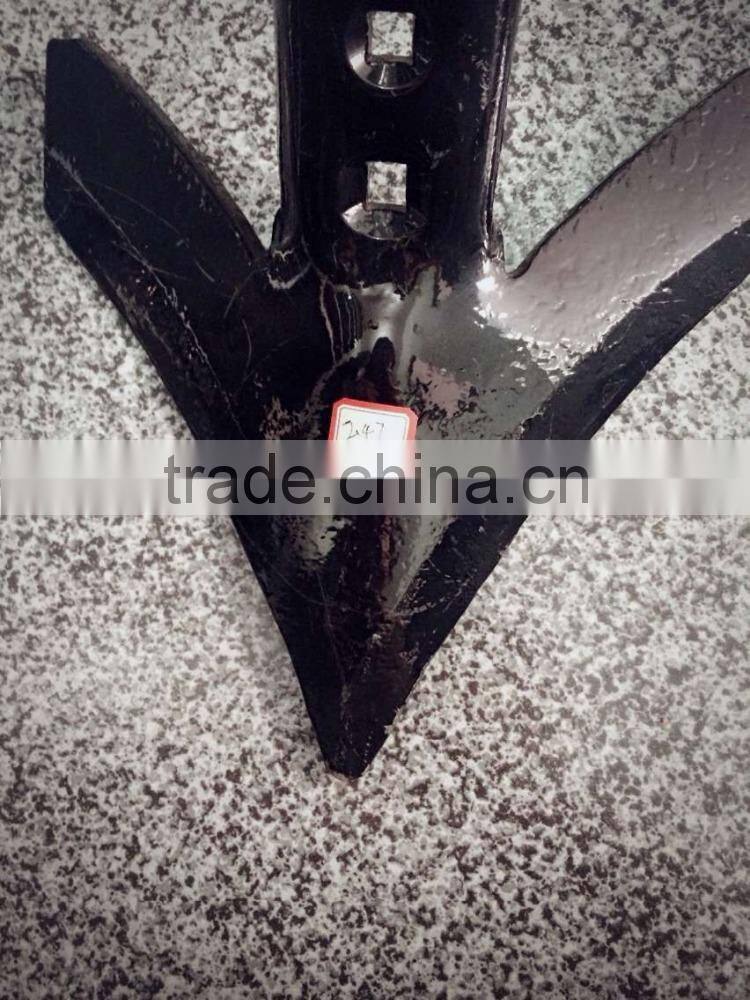 Hot rotary plow shovel