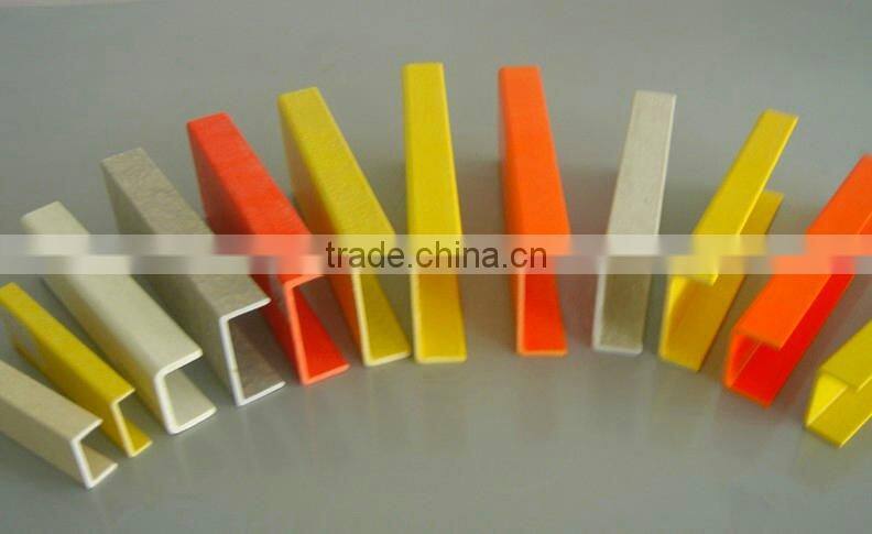 Made in china high strength frp steel channel,fiberglass channel steel ,U-shaped Channel Steel