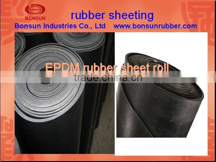 from 1mm to 50mm thickness industrial EPDM rubber sheet