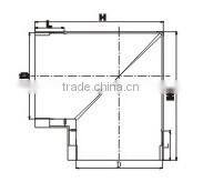 PVC Angle connector right (Rainwater)