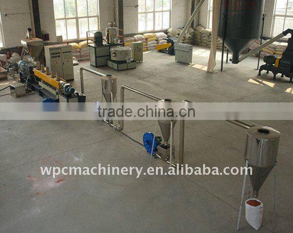 wood plastic composite wpc pelletizing machine/ wpc pelletizing line
