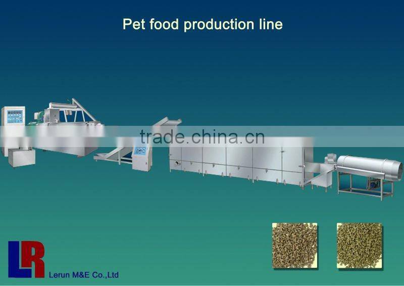 Automatic stainless steel pet dog food processing line