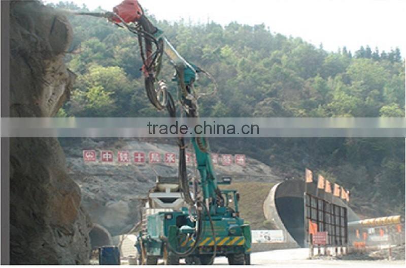 HSC-2013 tunnel construction shotcrete equipment wet mix concrete spray system with robot arm