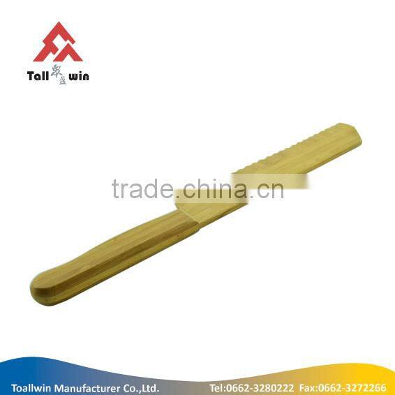 high quality bamboo bread knife with bread board set