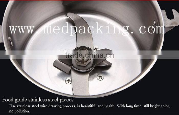 small stainless steel 400 g powder machine ultrafine grinding machine Chinese household electric grinder mill