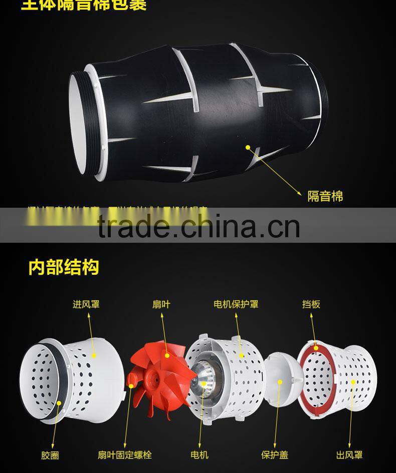 Silent 6" Inline Mixed Flow Duct Fan
