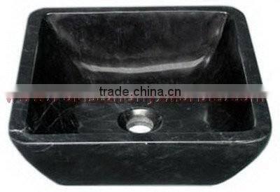 NATURAL JET BLACK MARBLE SINKS
