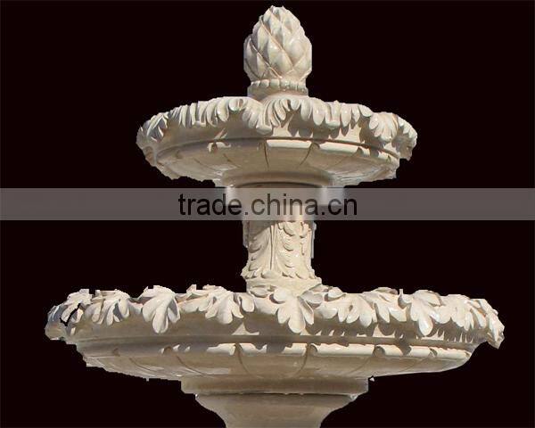 Marble Carved Home Garden Water Fountain for Sale