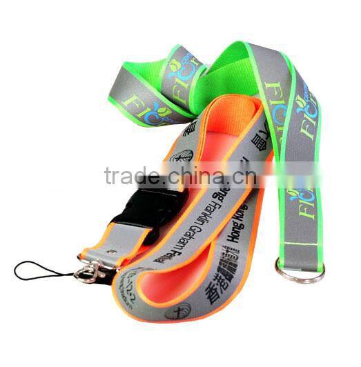 Design reflective lanyard with phone strap