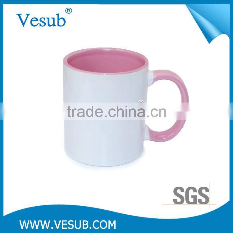 New Type Modern Style 11OZ double color custom travel mug sublimation