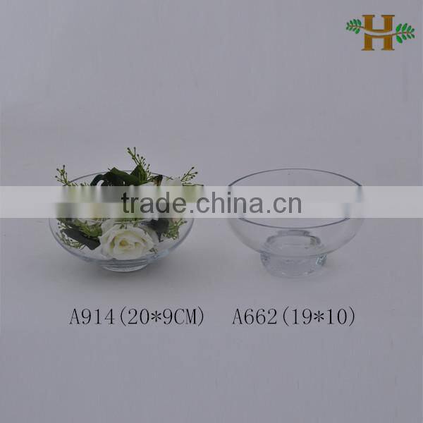Handmade Clear Glass Bowl/Container