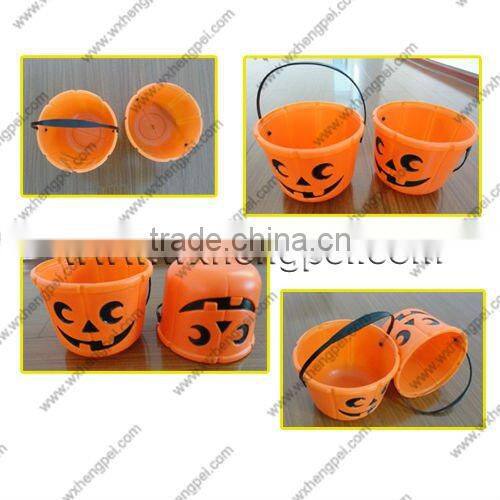 orange pumpkin bucket