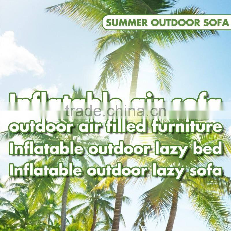 Inflatable outdoor lazy sofa / bed/ air filled furniture