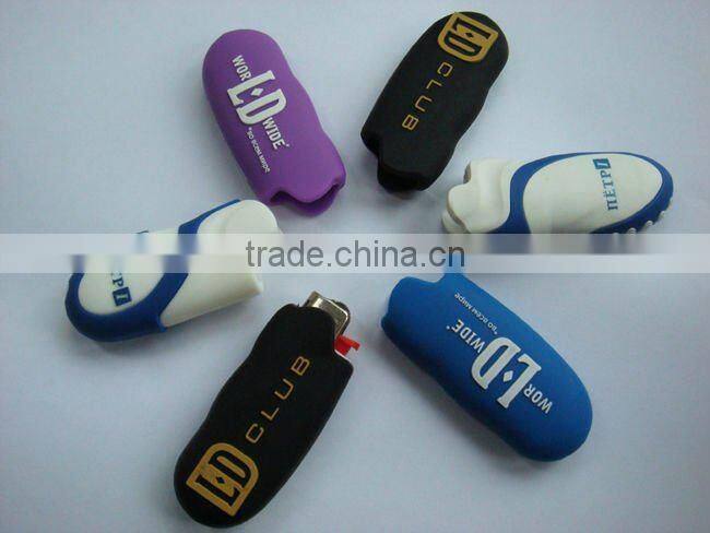 Custom Logo Silicone Rubber Lighter Holder
