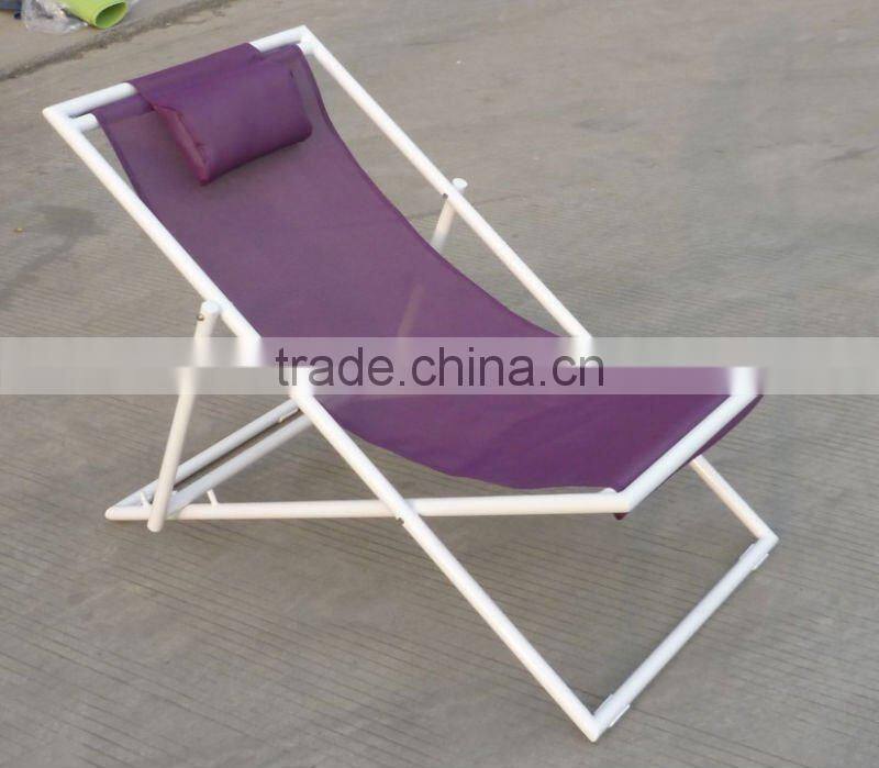 outdoor sling fabric folding lounge fishing chair