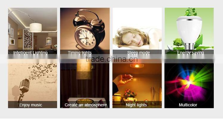 2017 audio trending products app color change led bluetooth speaker light bulb