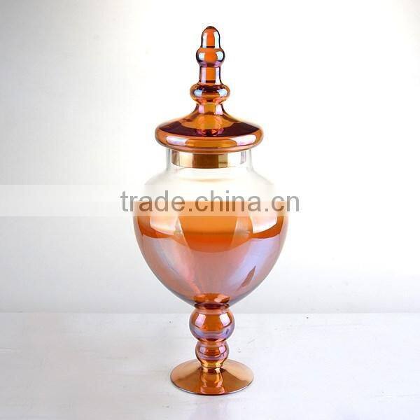 wholesale unique glass christmas candy jay herb storage cookie jars